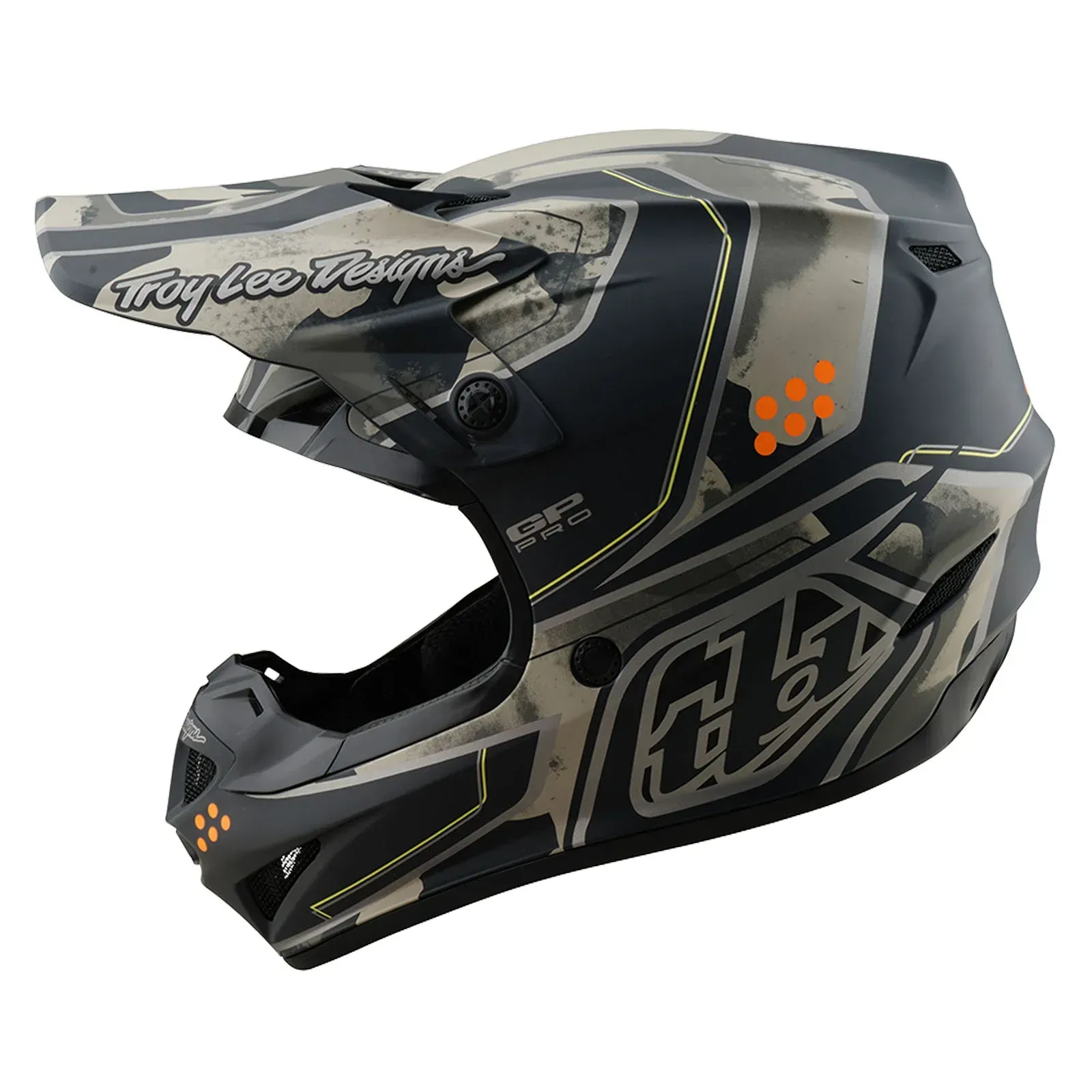 Troy Lee Designs GP Pro Helmet Trooper (Black/Caper)