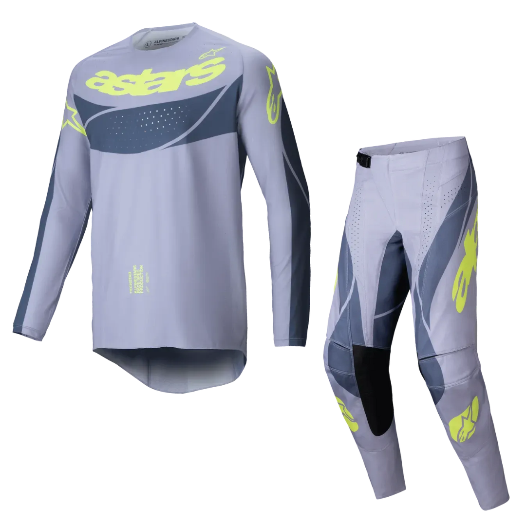 2025 ALPINESTARS TECHSTAR DREEM GRAY/DARK GRAY JERSEY + PANT SET