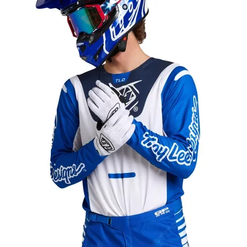Troy Lee Designs GP Pro Jersey Blends (White/Blue)