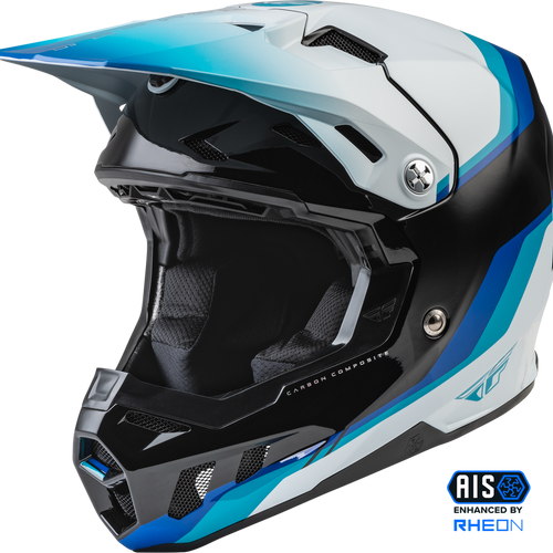 FLY RACING YOUTH FOMULA CC DRIVER HELMET - BLACK/BLUE/WHITE 73-4310Y