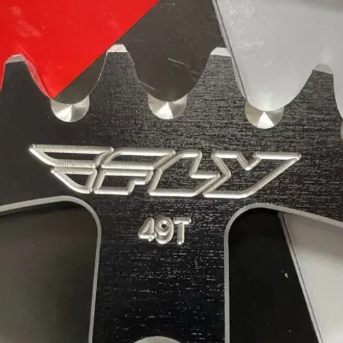 New 49-Tooth 520 Black Kawasaki Rear Sprocket - Aluminum- 255-242249BK