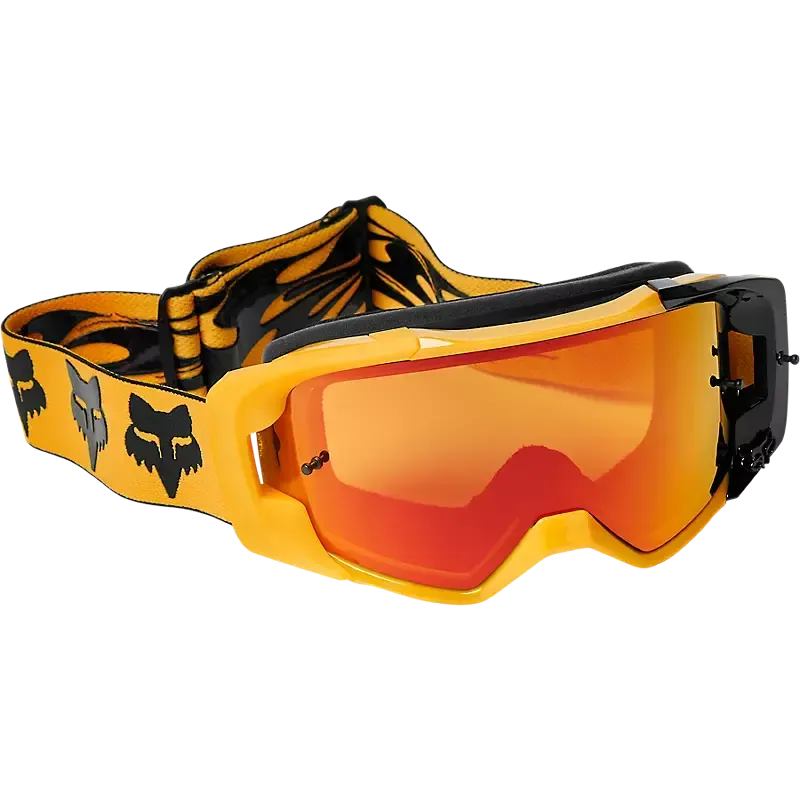 Fox Racing Vue Super Trick Goggles (Black/Yellow)