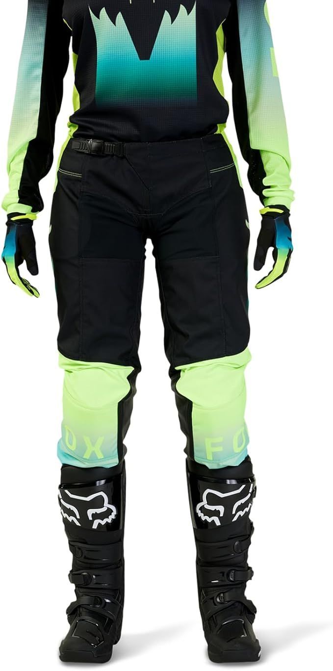 FOX RACING WOMENS 180 FLORA PANT BLACK/YELLOW - 31386-019-