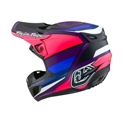 Troy Lee Designs SE5 Composite Helmet Reverb (Black/Purple)