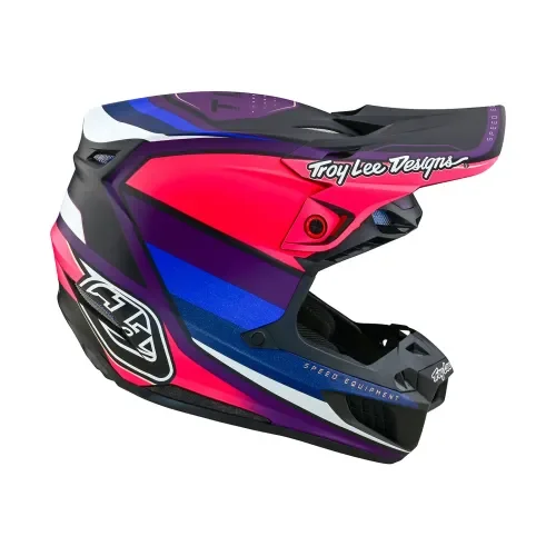 Troy Lee Designs SE5 Composite Helmet Reverb (Black/Purple)