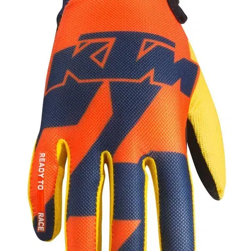 KTM KIDS GRAVITY-FX GLOVES (BLUE/YELLOW/ORANGE)