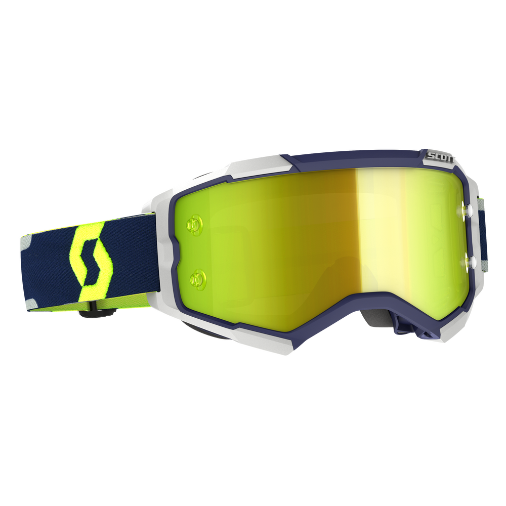 SCOTT FURY GOGGLE BLUE/GREY YELLOW - CHROME WORKS LENS - 591803 / 51-2329