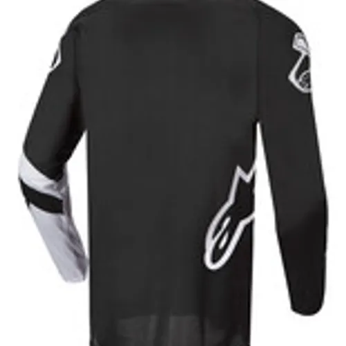 ALPINESTARS YOUTH RACER CHASER JERSEY BLACK/WHITE YOUTH SIZES