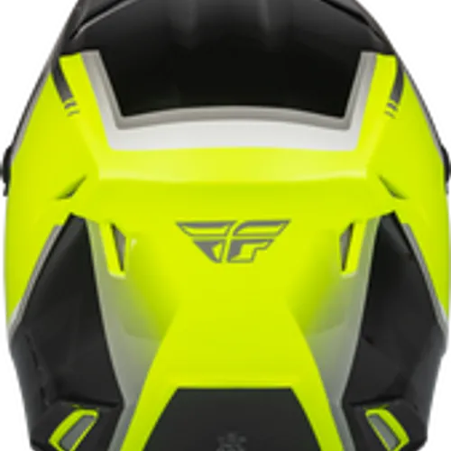FLY RACING KINETIC VISION HELMET HI-VIS/BLACK 73-8651