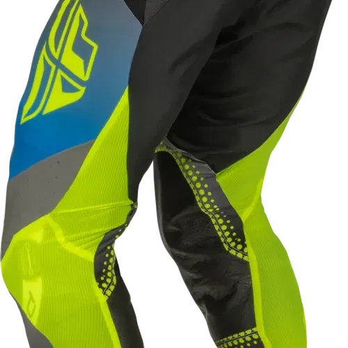 FLY RACING LITE PANTS (GREY/BLUE/HI-VIS) 