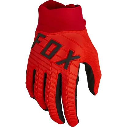 FOX RACING 360 GLOVES (FLO RED)
