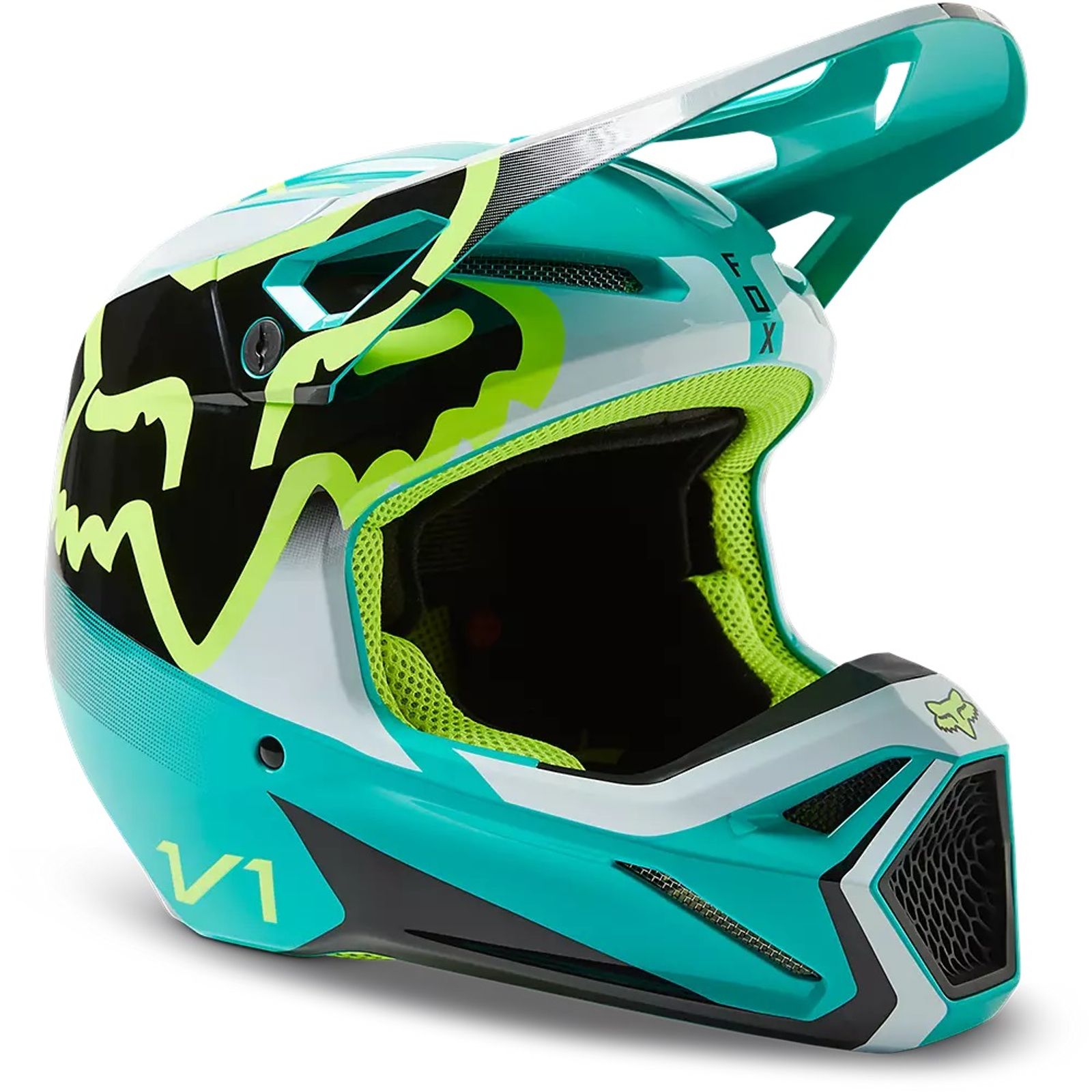 Teal dirt bike helmet 2025