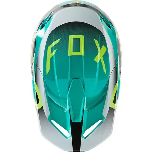 FOX RACING V1 LEED TEAL HELMET - ADULT SIZES