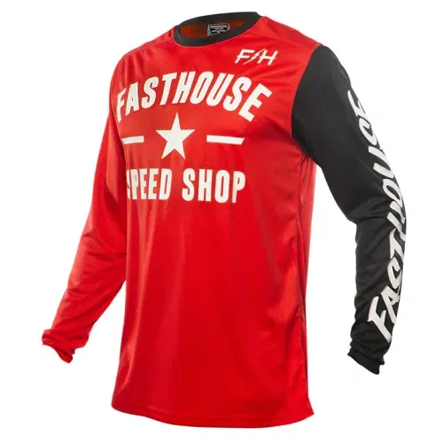 Fasthouse Carbon Jersey - Red - Small