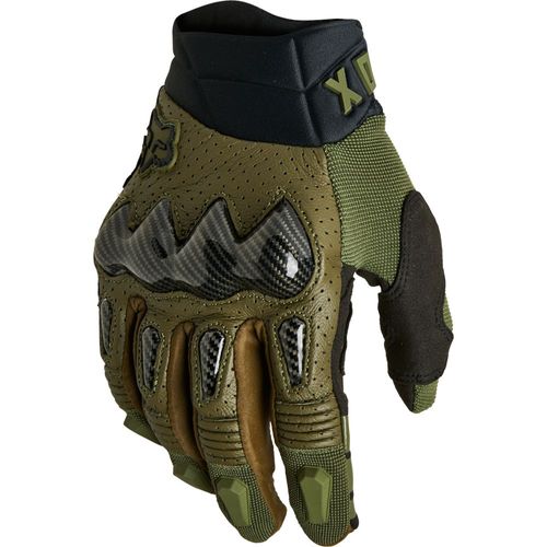 FOX RACING BOMBER GLOVES (FATIGUE GREEN)