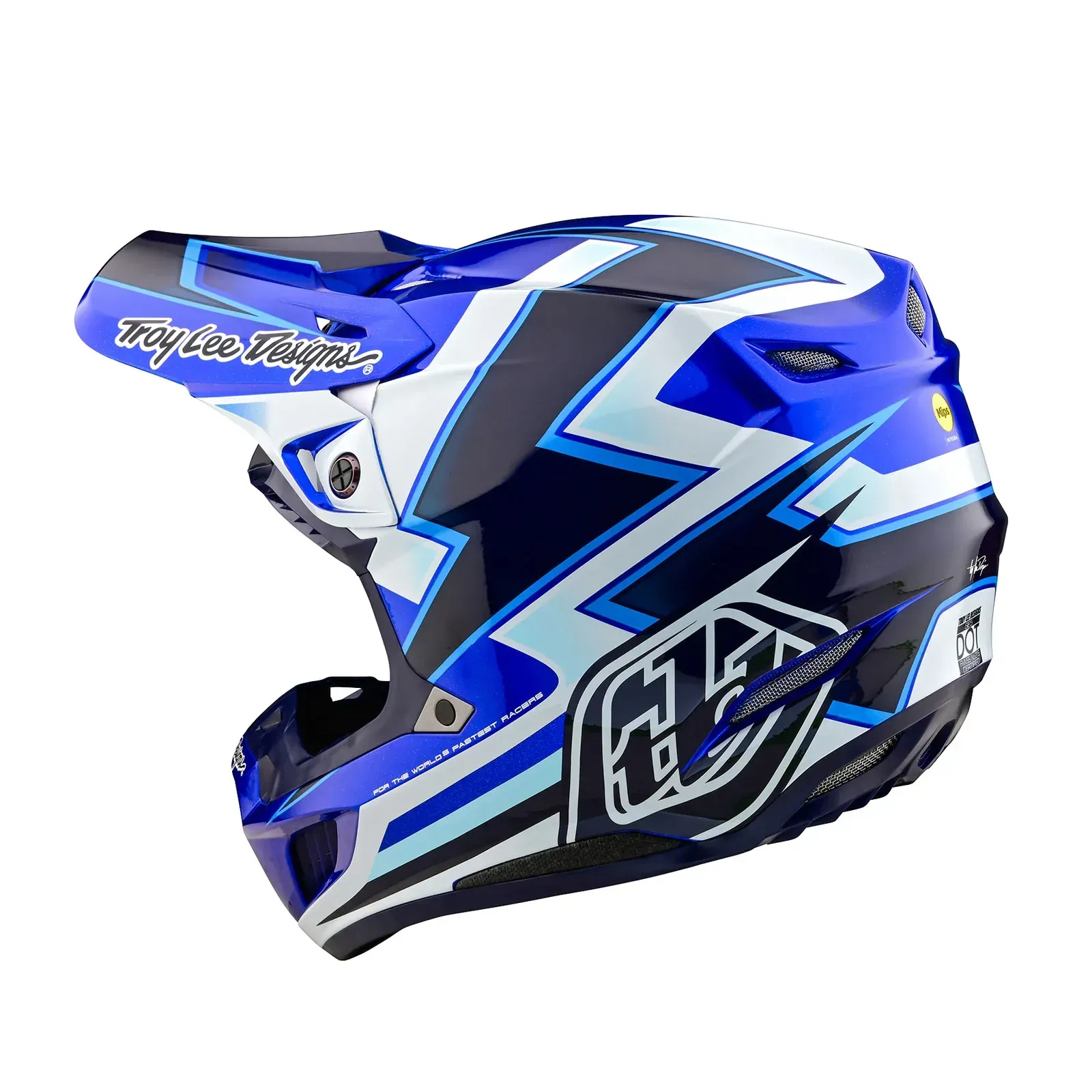 TROY LEE SE5 COMPOSITE HELMET EVER BLUE - 18253101X