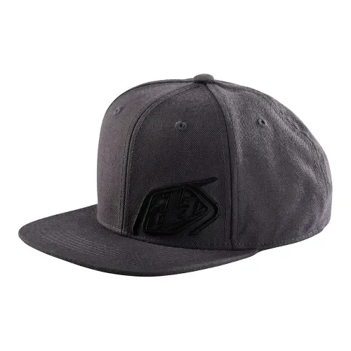 Troy Lee Designs Snapback Hat Slice (Dark Gray/Charcoal)