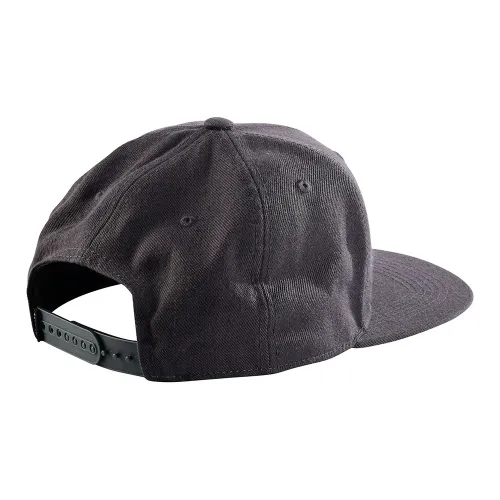 Troy Lee Designs Snapback Hat Slice (Dark Gray/Charcoal)