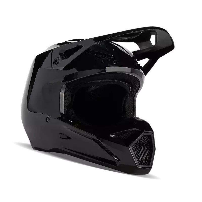 Fox Racing V1 Solid Helmet (Black)