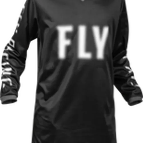 FLY RACING YOUTH F-16 JERSEY BLACK/WHITE YOUTH SIZES