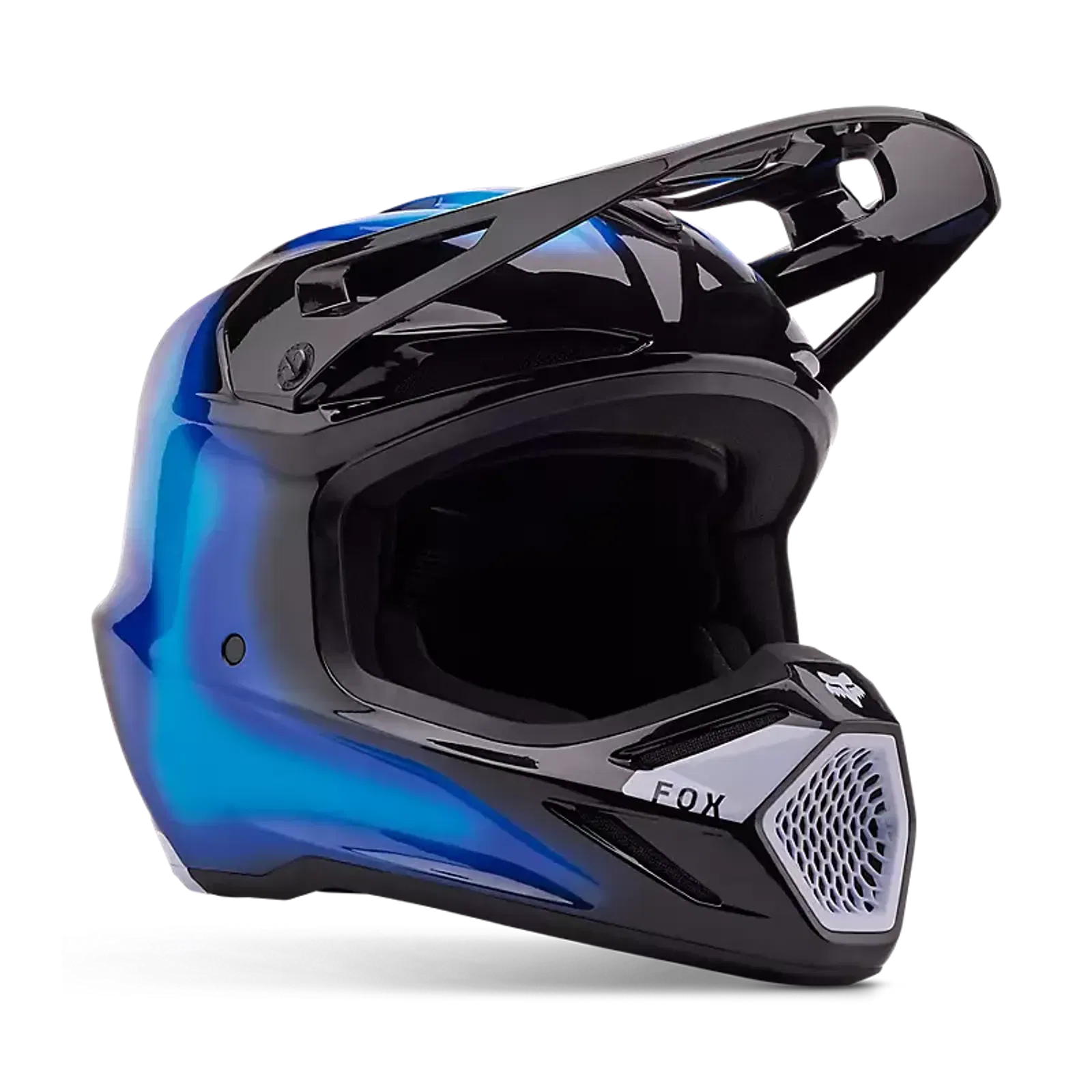 Fox 2020 v1 weld black store iridium helmet