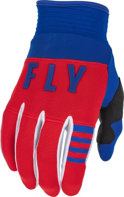 FLY RACING YOUTH F-16 GLOVES - RED/WHITE/BLUE - YOUTH LARGE