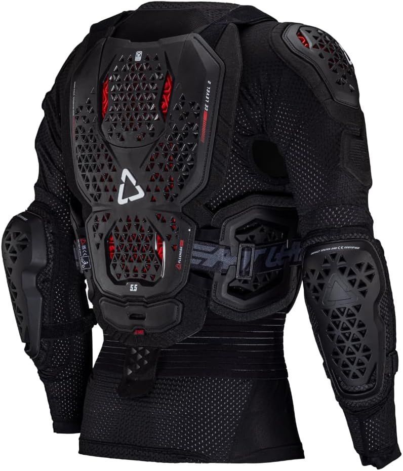 LEATT 5.5 EVO BODY PROTECTOR - BLACK - SIZE LARGE - 502520226