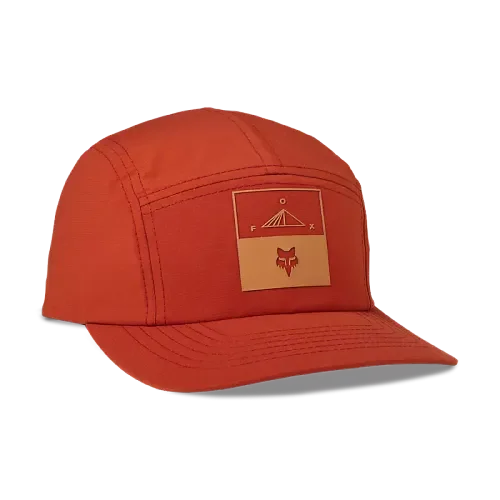 Fox Racing Summit Camper 5 Panel Hat (Scarlet Red)