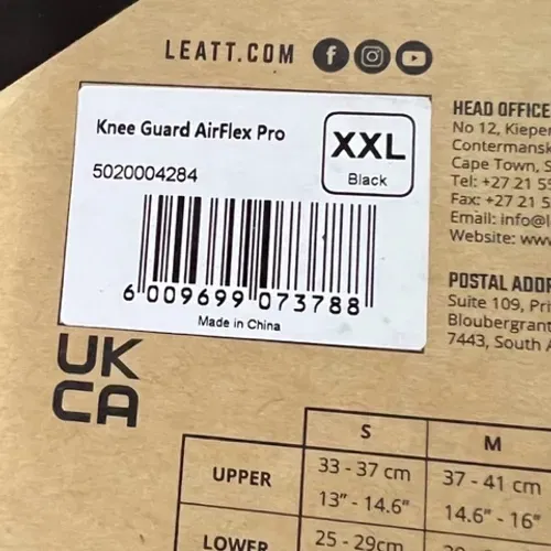USED LEATT AIRFLEX PRO KNEE GUARD - XXL