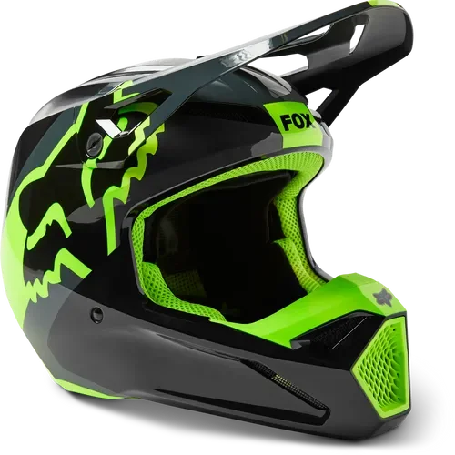 Fox Racing V1 Xpozr Helmet DOT/ECE [Black/Grey]