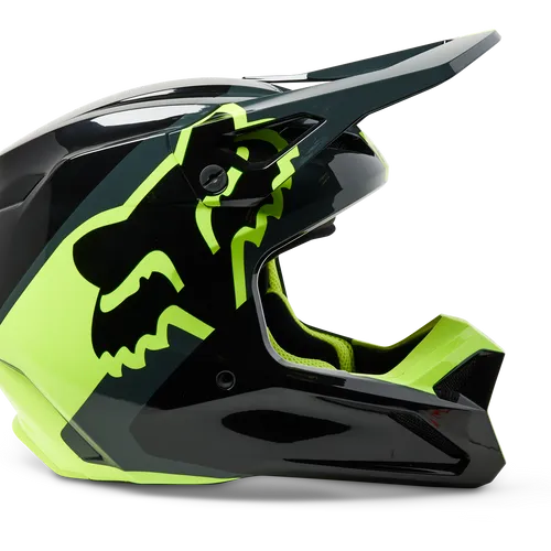 Fox Racing V1 Xpozr Helmet - Black/Grey - Adult XS - 30266-014-XS