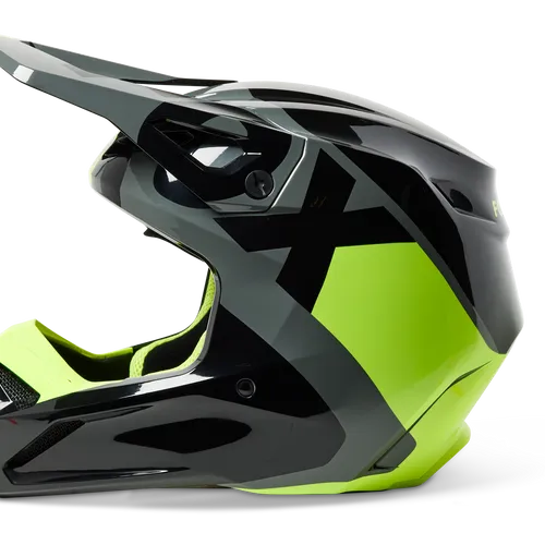 Fox Racing V1 Xpozr Helmet - Black/Grey - Adult XS - 30266-014-XS