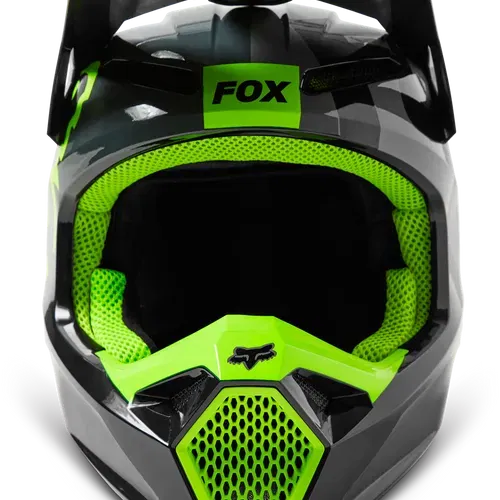 Fox Racing V1 Xpozr Helmet - Black/Grey - Adult XS - 30266-014-XS