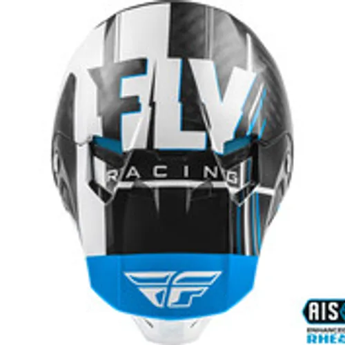 FLY RACING YOUTH FORMULA CARBON VECTOR HELMET BLUE/WHITE/BLACK YOUTH LARGE