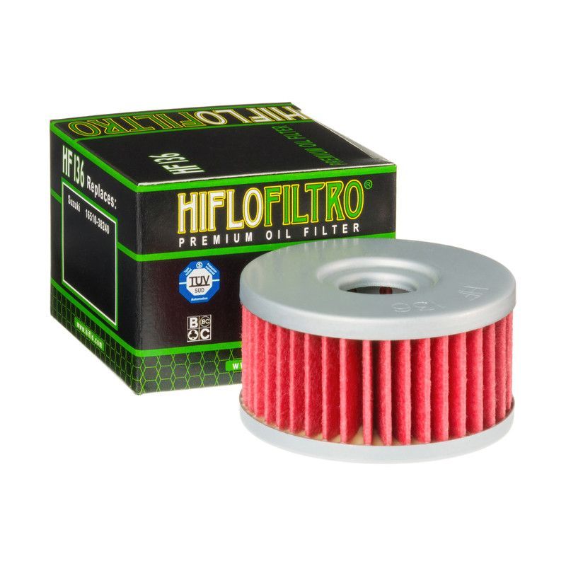 HIFLOFILTRO OIL FILTER HF136 - SUZUKI STREET MODELS - 140136