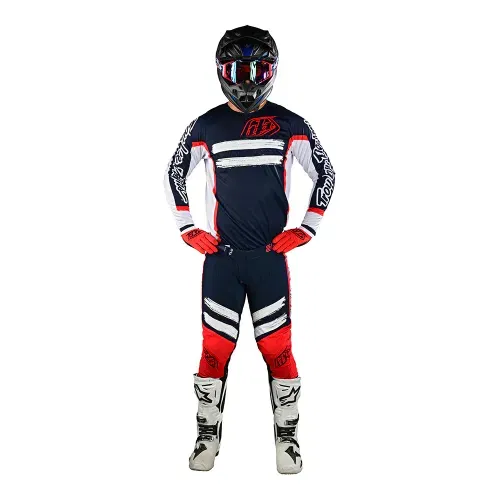 TROY LEE DESIGNS SE PRO JERSEY MARKER NAVY / RED ADULT SIZE L 30150800