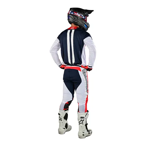 TROY LEE DESIGNS SE PRO JERSEY MARKER NAVY / RED ADULT SIZE L 30150800