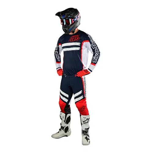 TROY LEE DESIGNS SE PRO JERSEY MARKER NAVY / RED ADULT SIZE L 30150800