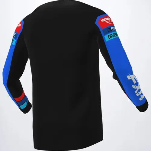 FXR Clutch MX Jersey - Black/Blue/Red - XL - 233328-1040-16