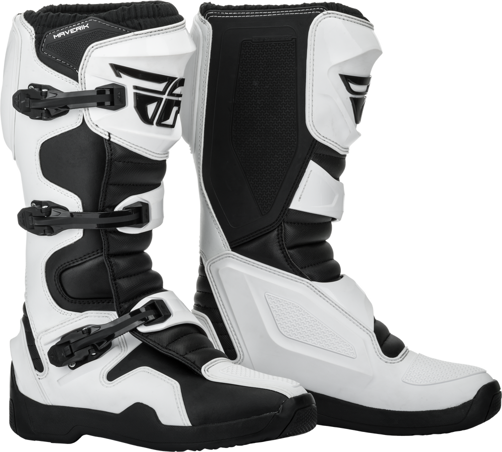 Fox Racing Mens Maverik Boots - White/Black