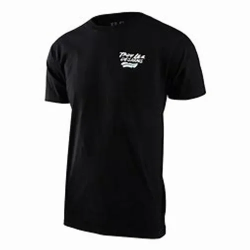 TROY LEE DESIGNS FEATHERS T-SHIRT (BLACK) (SMALL)