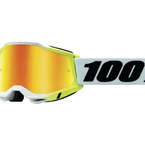	100% Accuri 2 Goggles Dunder with Yelow Mirror Lens