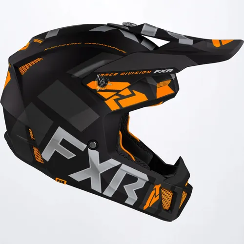 FXR Clutch Evo Helmet (Small) Black & Orange