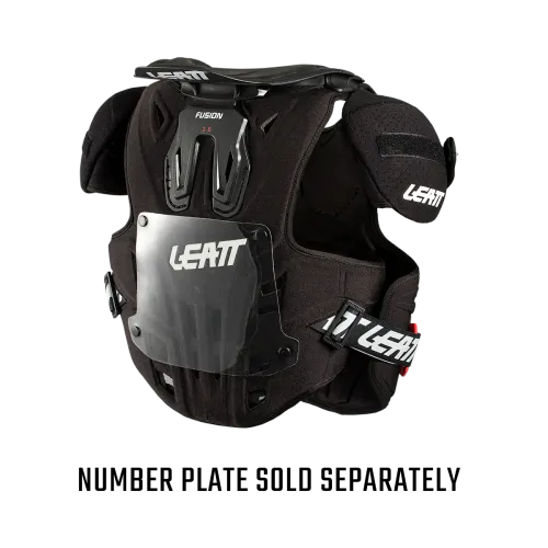 LEATT Fusion vest 2.0 Jr BLACK  YOUTH SIZES