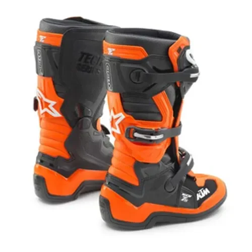 KTM KIDS TECH 7S MX BOOTS Exclusively by Alpinestars (ORANGE/BLACK)