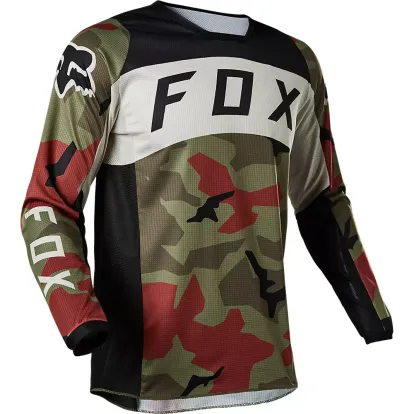 Fox Racing 180 Bnkr Jersey (Green Camouflage)