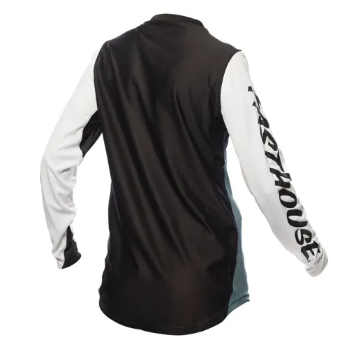 Fasthouse Elrod Astre Women's Jersey - White/Slate - Women's XL