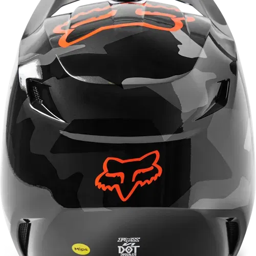 FOX RACING YOUTH V1 BNKR HELMET - GREY CAMO - YOUTH SMALL - 29737-033-YS