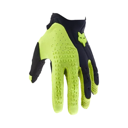 Fox Racing Pawtector Gloves (Black/Yellow)