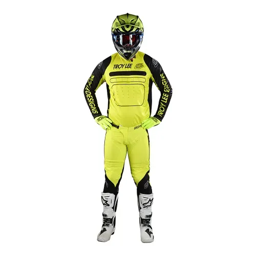 TLD SE PRO PANT DROP IN (BLACK/GLO YELLOW)